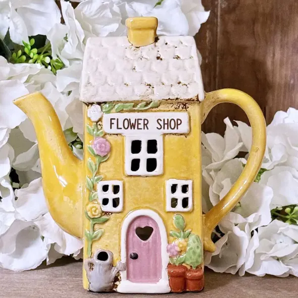 Village Pottery talolyhty Flower Shop teekannu 18,5 cm