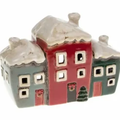Village Pottery talolyhty Jouluinen Kotikylä 18×13 cm