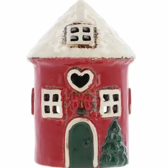 Village Pottery talolyhty mini Joulutalo 14,5 cm