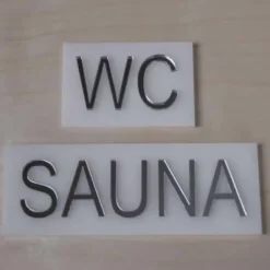Wc-kyltti suorakaide – useita värejä