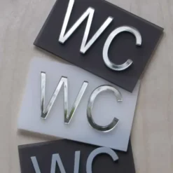Wc-kyltti suorakaide – useita värejä