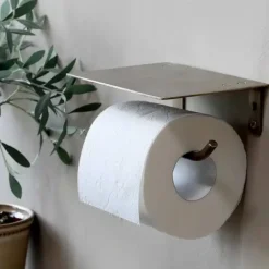 Wc-paperiteline hyllyllä antiikkipronssi